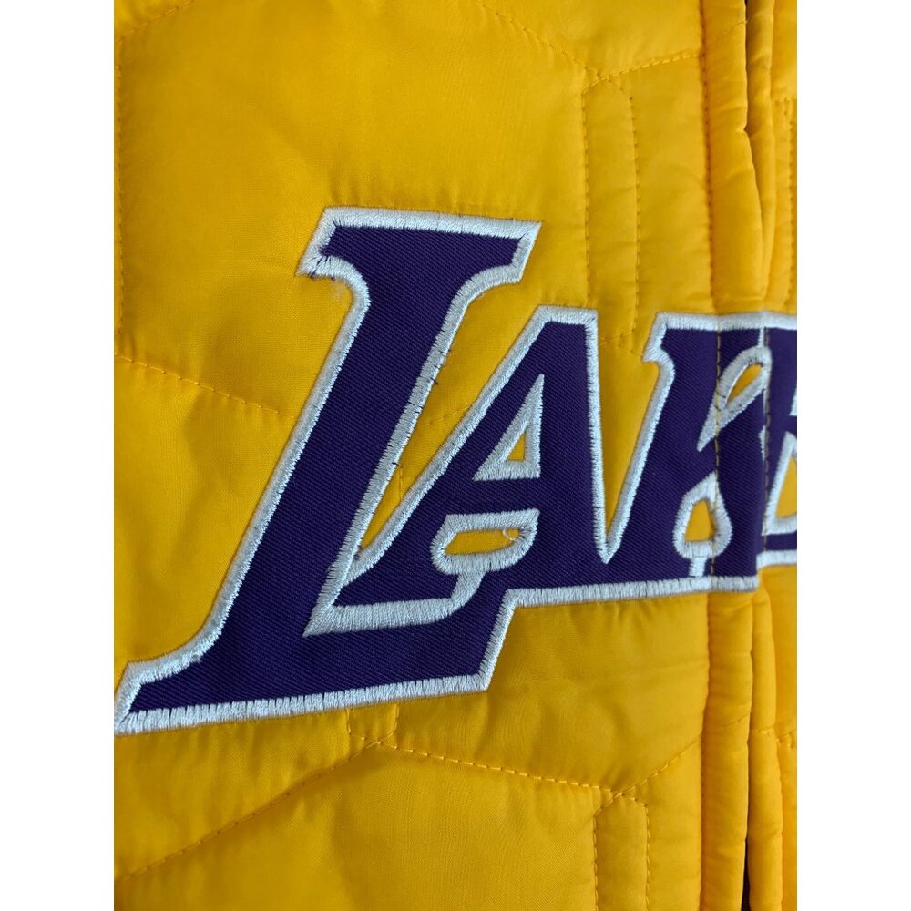 Los Angeles Lakers Boys Youth Reversible Puffer Jacket XL 18–20 Reebok RFF10658 - Picture 5 of 11